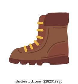 boot for hiking adventures icon isolated