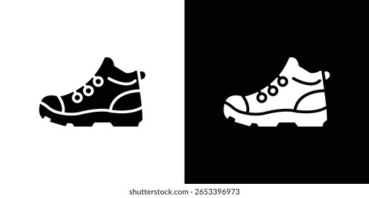 Boot-Symbol schwarze Silhouette für Web und mobile App