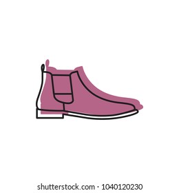 Boot icon. Doodle illustration of Boot vector icon for web and advertising