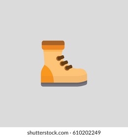boot icon flat design