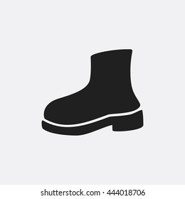 Boot icon illustration isolated vector sign symbol