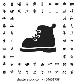 Boot icon illustration isolated vector sign symbol