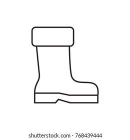 boot icon illustration isolated vector sign symbol