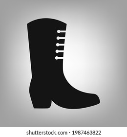 Boot icon for the interface of applications, games.