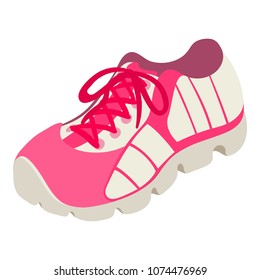 Boot icon. Isometric illustration of boot vector icon for web