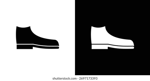 Boot icon, logo elements of graphic designs