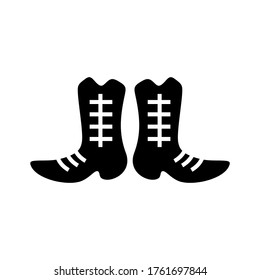 boot  icon or logo isolated sign symbol vector illustration - high quality black style vector icons
