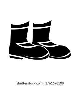 boot  icon or logo isolated sign symbol vector illustration - high quality black style vector icons
