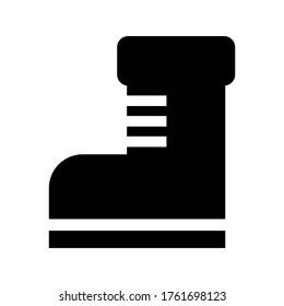 boot  icon or logo isolated sign symbol vector illustration - high quality black style vector icons
