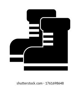 boot  icon or logo isolated sign symbol vector illustration - high quality black style vector icons
