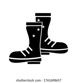 boot  icon or logo isolated sign symbol vector illustration - high quality black style vector icons
