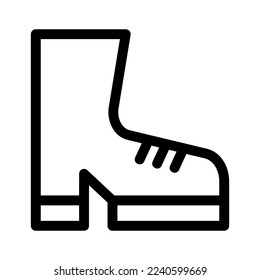 boot icon or logo isolated sign symbol vector illustration - high quality black style vector icons
