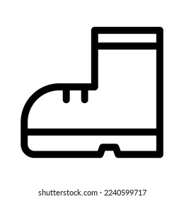 boot icon or logo isolated sign symbol vector illustration - high quality black style vector icons

