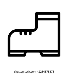 boot icon or logo isolated sign symbol vector illustration - high quality black style vector icons