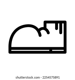 boot icon or logo isolated sign symbol vector illustration - high quality black style vector icons