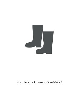 boot icon. sign design