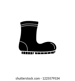 Boot icon. Simple glyph vector of autumn set for UI and UX, website or mobile application