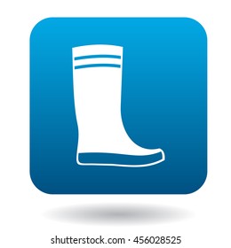 Boot icon in simple style on a white background