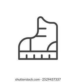 Startsymbol Symbol für dünne Umrisskunst
