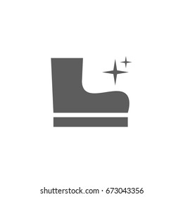 Boot icon in trendy flat style isolated on white background. Symbol for your web site design, logo, app, UI. Vector illustration, EPS