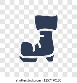 Boot icon. Trendy Boot logo concept on transparent background from camping collection