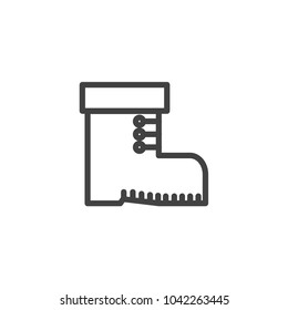 boot icon vector