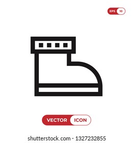 Boot icon vector