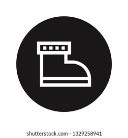 Boot icon vector