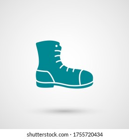 boot Icon. Vector illustration EPS 10.