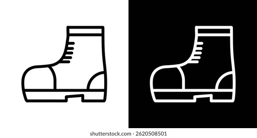 Boot icon vector, illustration logo template in trendy style