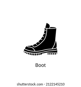 boot icon in vector. logotype
