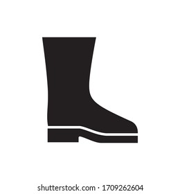 boot icon vector symbol template