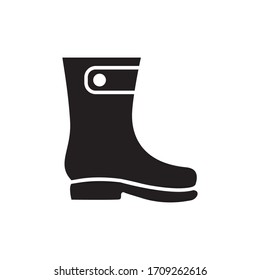 boot icon vector symbol template