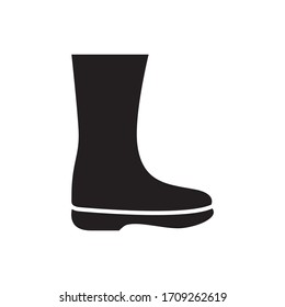 Boot Icon Vector Symbol Template