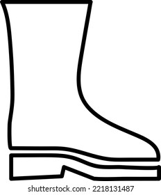 boot icon vector symbol template on white background..eps
