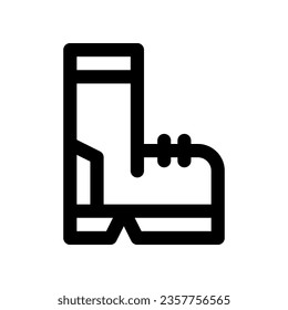 boot icon. vector icon for your website, mobile, presentation, and logo design.