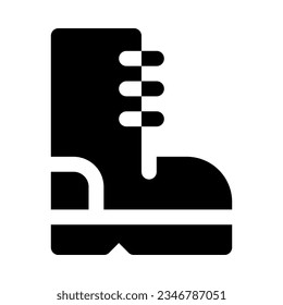 boot icon for your website, mobile, presentation, and logo design.