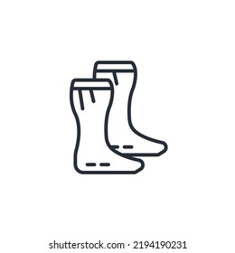 boot icons  symbol vector elements for infographic web