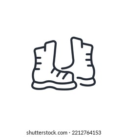 boot icons  symbol vector elements for infographic web