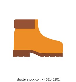 boot industrial security safety icon. Isolated and flat illustration