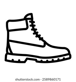 Boot Line Icon Design For Personal And Commercial Use