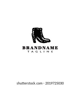 boot logo icon design template modern vector