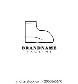 boot logo icon design template modern vector illustration