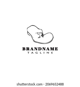 boot logo icon template modern vector illustration