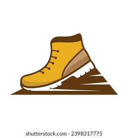 Boot logo images illustration design