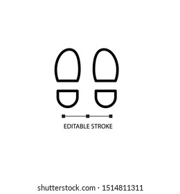 boot print icon, symbol template