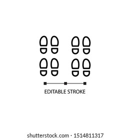 boot print icon, symbol template