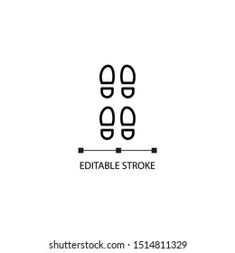 boot print icon, symbol template
