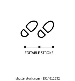 boot print icon, symbol template