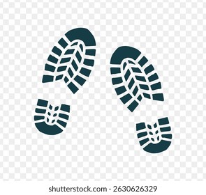 Boot Print Vector Art design, illustration